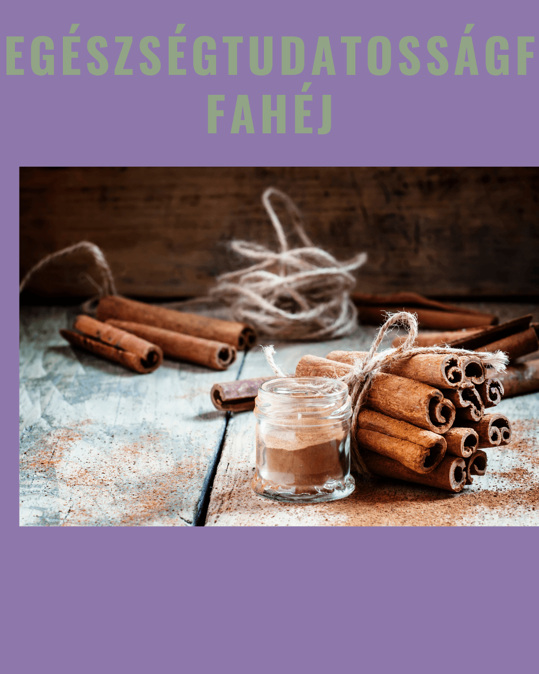 Fahéj a melegség belülről