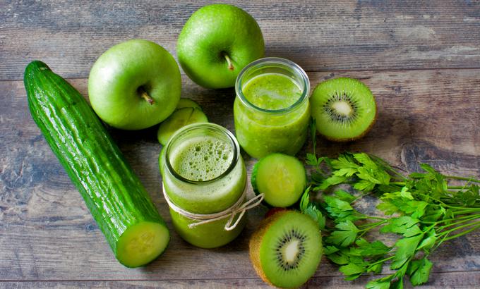 Uborkás zöld turmix