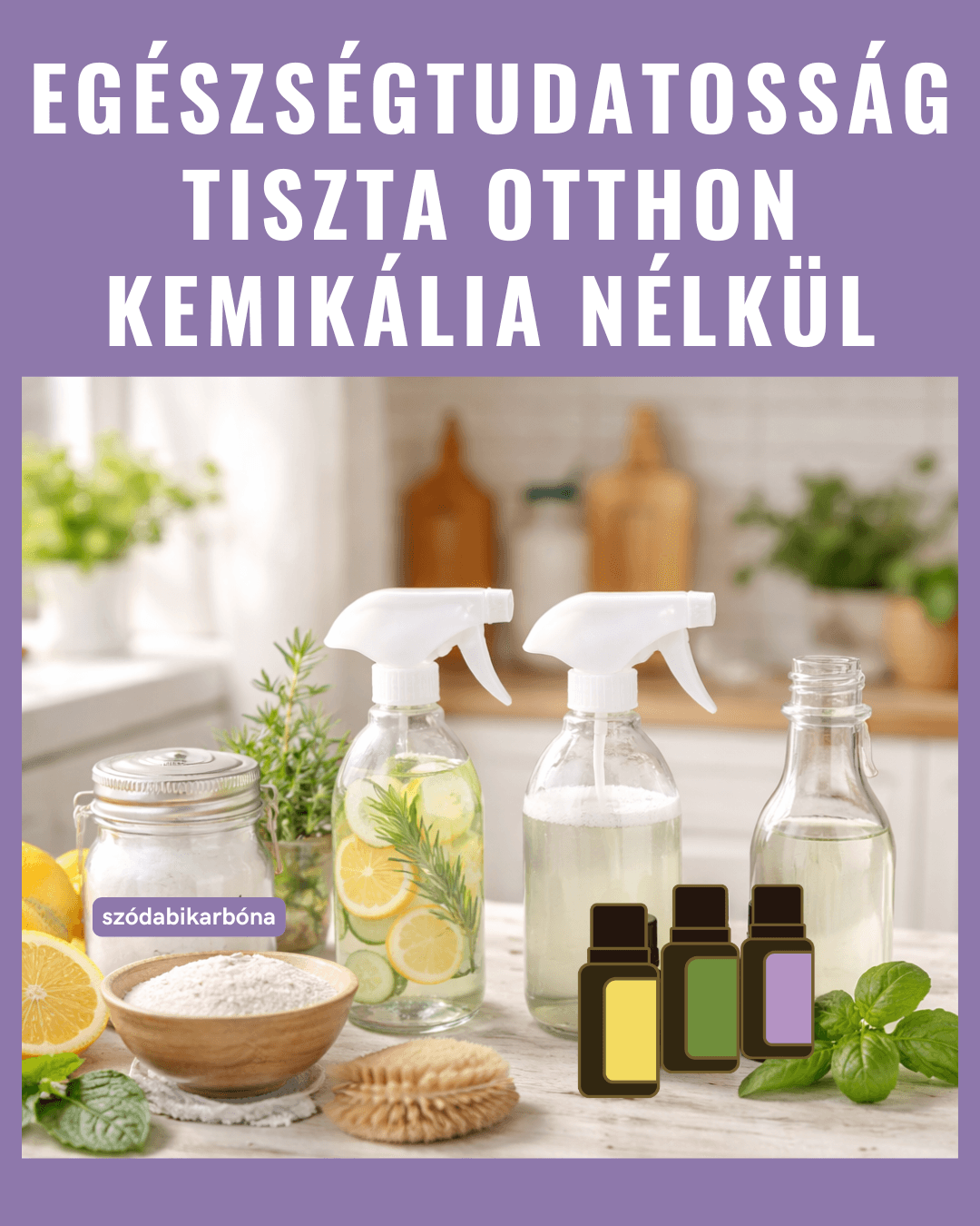 tiszta otthon kemikália mentesen